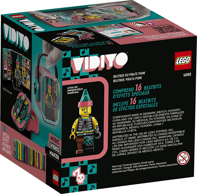 Load image into Gallery viewer, LEGO VIDIYO Punk Pirate Beatbox 43103 Building Kit with Minifigure; Creative Kids Will Love Producing Music Videos Full of Songs, Dance Moves and Special Effects, New 2021 (73 Pieces)
