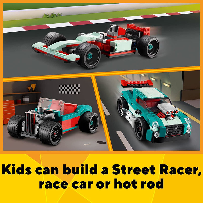 Load image into Gallery viewer, LEGO Creator 3in1 Street Racer 31127 Building Toy Set for Kids, Boys, and Girls Ages 7+ (258 Pieces)
