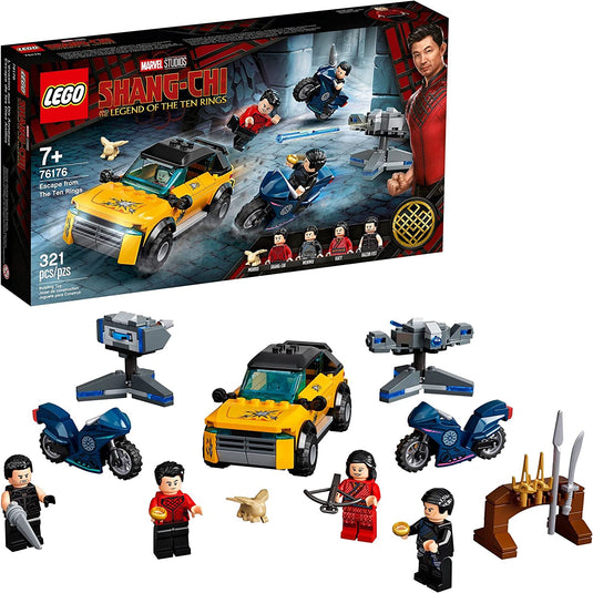LEGO Marvel Shang-Chi Escape from The Ten Rings 76176 Building Kit (321 Pieces)