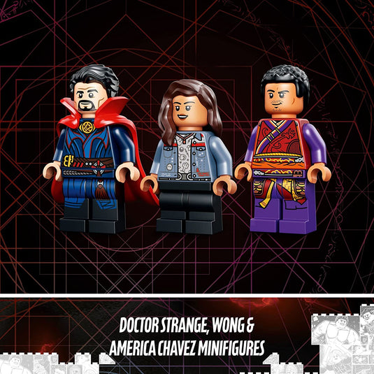 LEGO Marvel Gargantos Showdown 76205 Monster Building Kit with Doctor Strange, Wong and America Chavez for Ages 8+ (264 Pieces)