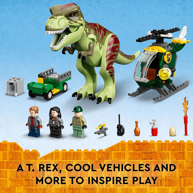 Load image into Gallery viewer, LEGO Jurassic World DominionT. rex Dinosaur Breakout 76944 Building Toy Set for Kids, Boys, and Girls Ages 4+ (140 Pieces)
