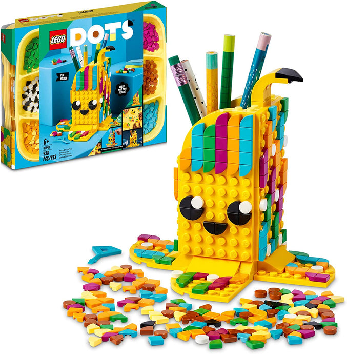 LEGO DOTS Cute Banana Pen Holder 41948 Building Toy Set for Kids, Girls, and Boys Ages 6+ (438 Pieces)