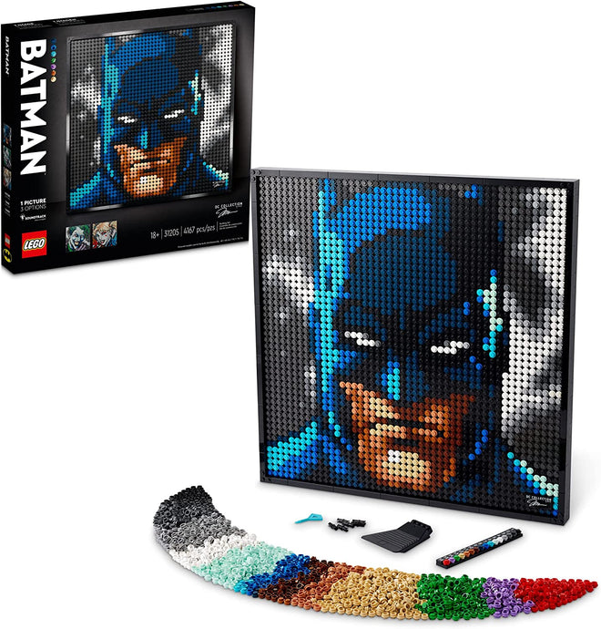 LEGO Art Jim Lee Batman Collection 31205 Wall Décor Building Set for Adults (4,167 Pieces)