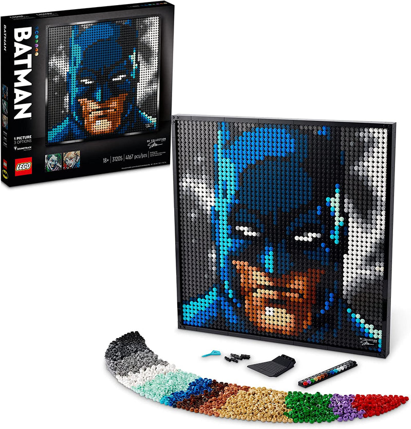 Load image into Gallery viewer, LEGO Art Jim Lee Batman Collection 31205 Wall Décor Building Set for Adults (4,167 Pieces)
