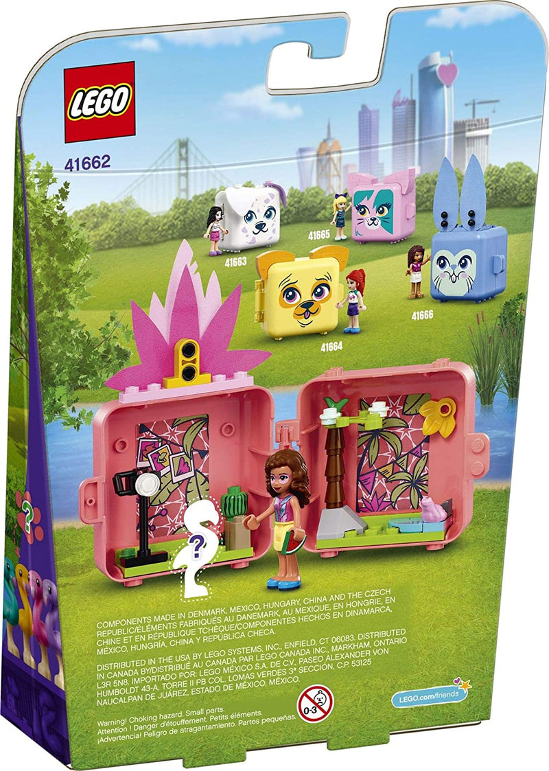 Load image into Gallery viewer, LEGO Friends Olivia&#39;s Flamingo Cube 41662 Building Kit; Includes Flamingo Toy and Mini-Doll Toy; Portable Playset Makes Great Creative Gift, New 2021 (41 Pieces)
