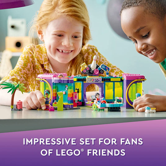 LEGO Friends Roller Disco Arcade 41708 Building Toy Set for Girls, Boys, and Kids Ages 7+ (642 Pieces)