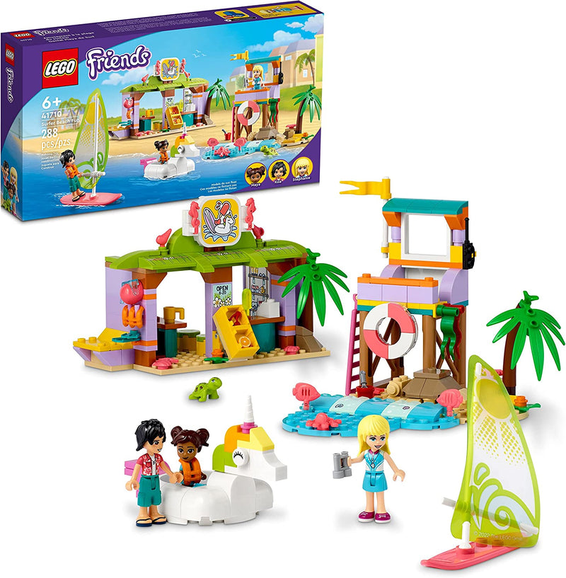 Load image into Gallery viewer, LEGO Friends Surfer Beach Fun 41710 Building Toy Set for Girls, Boys, and Kids Ages 6+ (288 Pieces)
