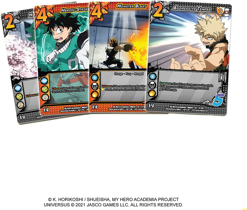 Load image into Gallery viewer, My Hero Academia Collectible Card Game Izuku Midoriya vs. Katsuki Two Player Rival Decks
