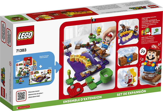 LEGO Super Mario Wiggler’s Poison Swamp Expansion Set 71383 Building Kit;  Unique Gift Toy Playset for Creative Kids, New 2021 (374 Pieces)