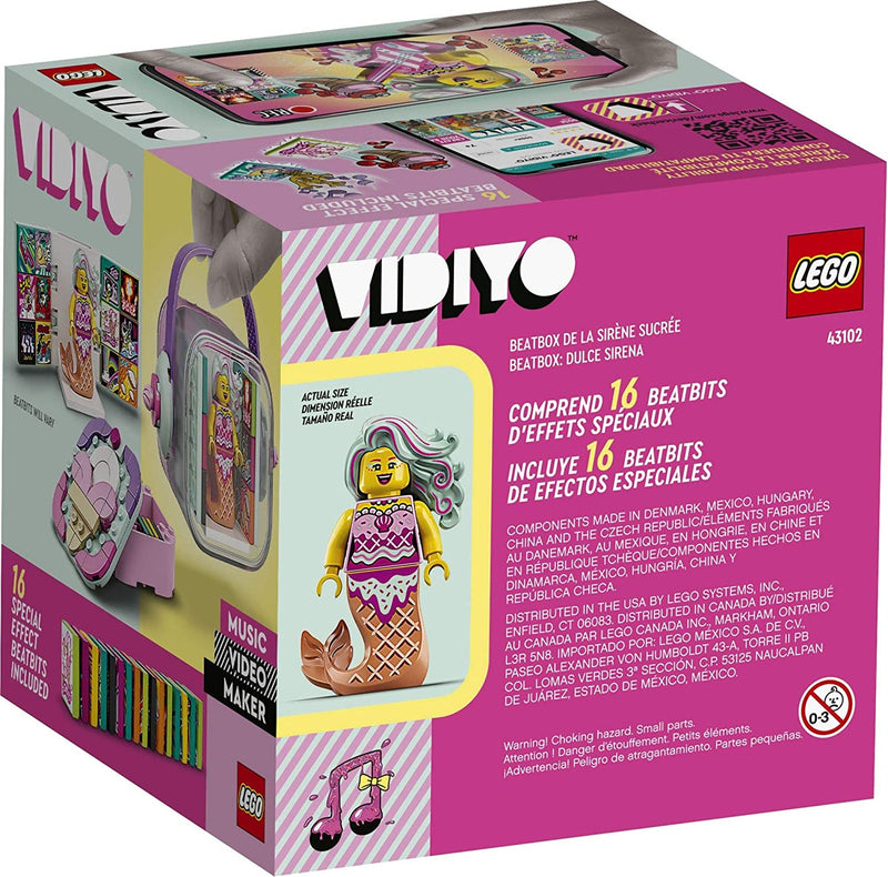 Load image into Gallery viewer, LEGO VIDIYO Candy Mermaid Beatbox 43102 Building Kit with Minifigure; Creative Kids Will Love Producing Pop Music Videos Full of Songs, Dance Moves and Effects, New 2021 (71 Pieces)
