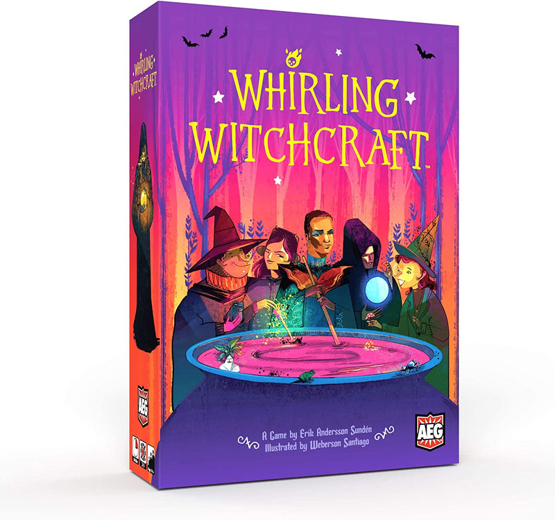 Load image into Gallery viewer, Whirling Witchcraft Board Game, Resource Generation Game, Overload Your Opponents with Potion Ingredients, Ages 14+, 2-5 Players, 15-30 Min, Alderac Entertainment Group (AEG)
