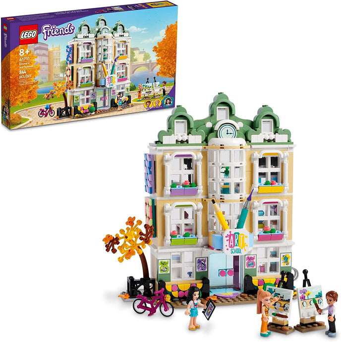 LEGO Friends Emma’s Art School 41711 Building Toy Set Including a Mini Art Studio for Girls, Boys, and Kids Ages 8+ (844 Pieces)