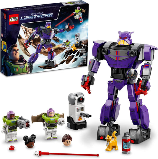 LEGO Disney Lightyear Zurg Battle 76831 Building Toy Set for Kids