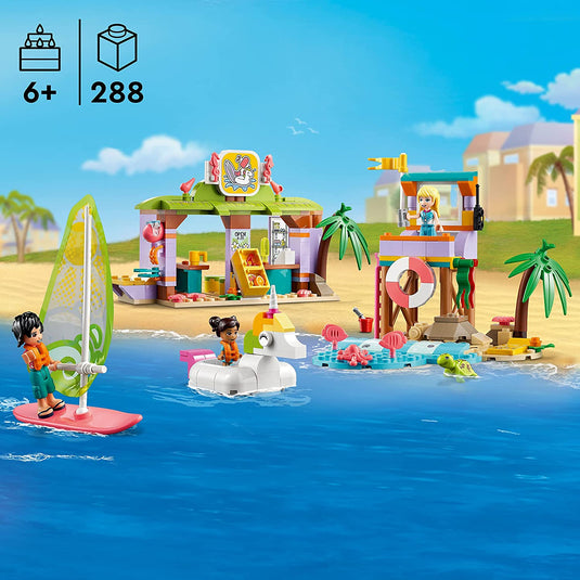 LEGO Friends Surfer Beach Fun 41710 Building Toy Set for Girls, Boys, and Kids Ages 6+ (288 Pieces)