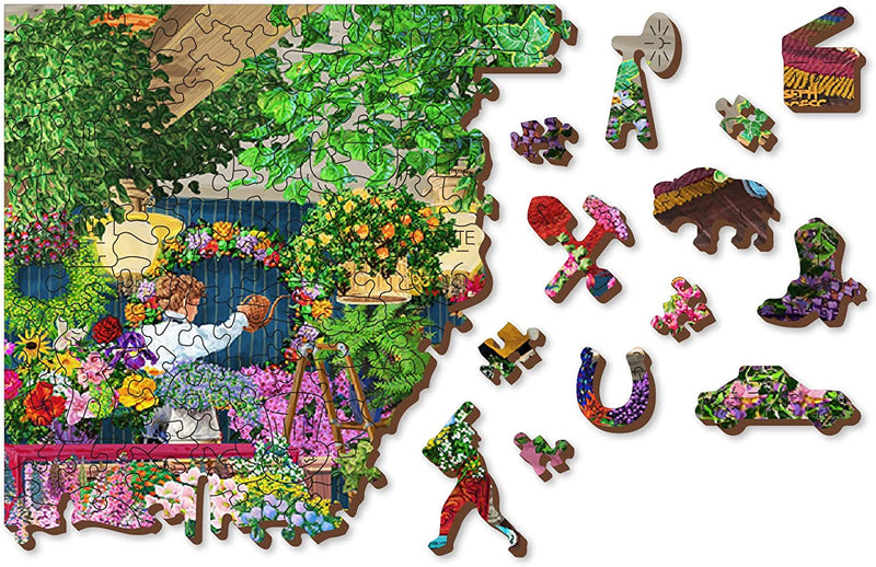 Load image into Gallery viewer, WOODEN CITY PUZZLE: THE FLORIST L
