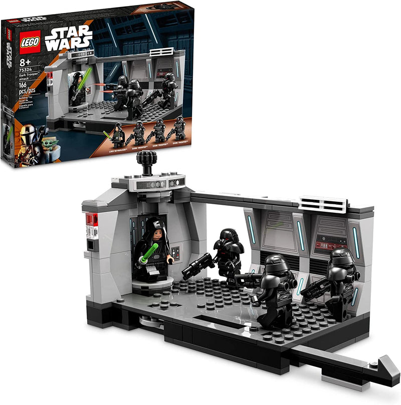 Load image into Gallery viewer, LEGO Star Wars Dark Trooper Attack 75324 Building Toy Set for Kids, Boys, and Girls Ages 8+ (166 Pieces) Visit the LEGO Store
