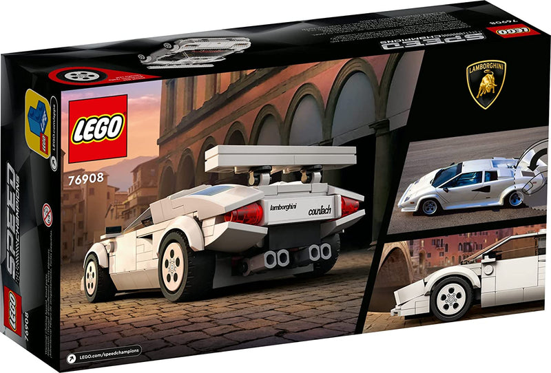 Load image into Gallery viewer, LEGO Speed Champions Lamborghini Countach 76908 Building Toy Set for Kids, Boys, and Girls Ages 8+ (262 Pieces)
