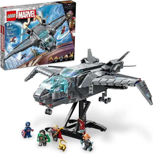 LEGO Marvel The Avengers Quinjet 76248 Building Toy Set for Kids, Boys, and Girls Ages 9+ (795 Pieces)