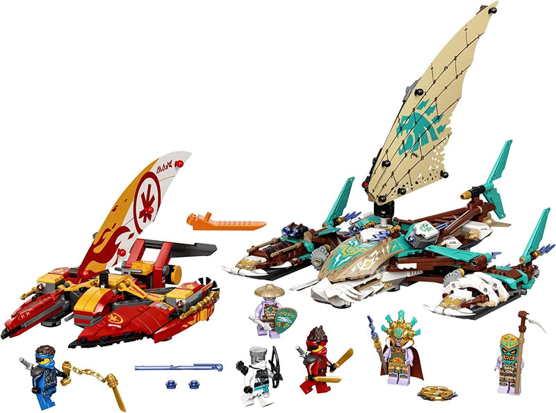 Load image into Gallery viewer, LEGO NINJAGO Catamaran Sea Battle 71748 Building Kit; Ninja Playset Featuring Catamaran Toys and NINJAGO Kai, Jay and Zane; Best Gift for Kids Who Love Creative Play, New 2021 (780 Pieces)
