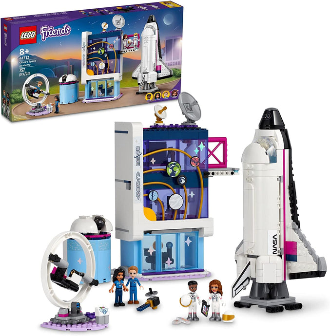 LEGO Friends Olivia’s Space Academy 41713 Building Toy Set for Girls, Boys, and Kids Ages 8+ (757 Pieces)