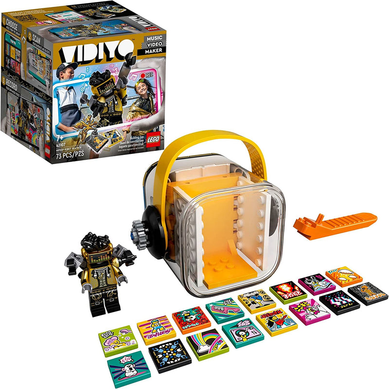 Load image into Gallery viewer, LEGO VIDIYO Hiphop Robot Beatbox 43107 Building Kit with Minifigure; Creative Kids Will Love Producing Music Videos Full of Songs, Dance Moves and Special Effects, New 2021 (73 Pieces)
