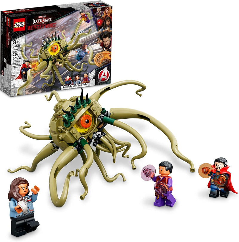 Load image into Gallery viewer, LEGO Marvel Gargantos Showdown 76205 Monster Building Kit with Doctor Strange, Wong and America Chavez for Ages 8+ (264 Pieces)
