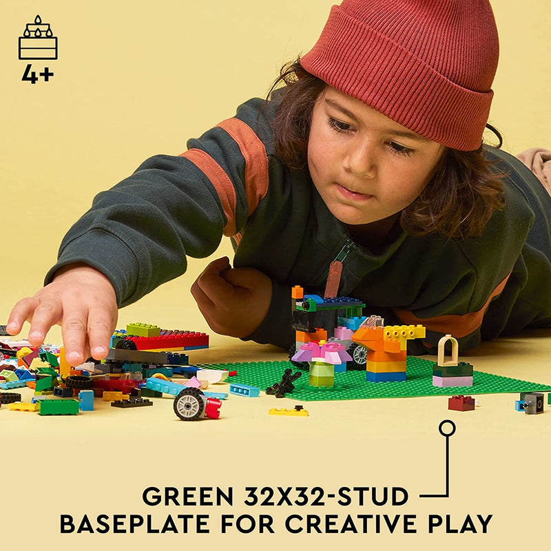 Load image into Gallery viewer, LEGO Classic Green Baseplate 11023 Building Toy Set for Preschool Kids, Boys, and Girls Ages 4+ (1 Pieces)

