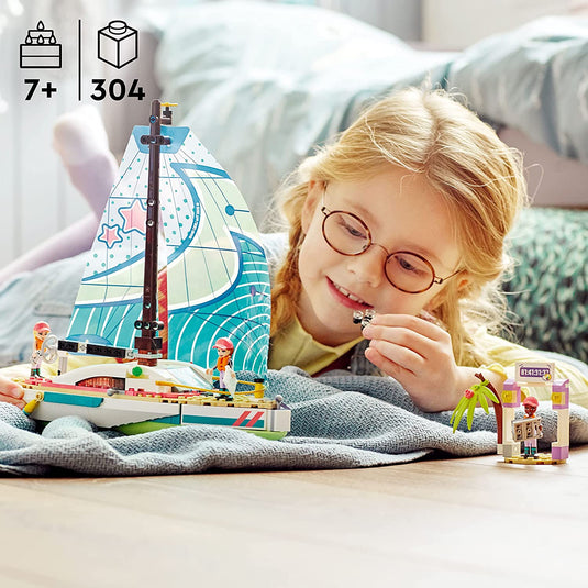 LEGO Friends Stephanie’s Sailing Adventure 41716 Building Toy Set for Girls, Boys, and Kids Ages 7+ (304 Pieces)
