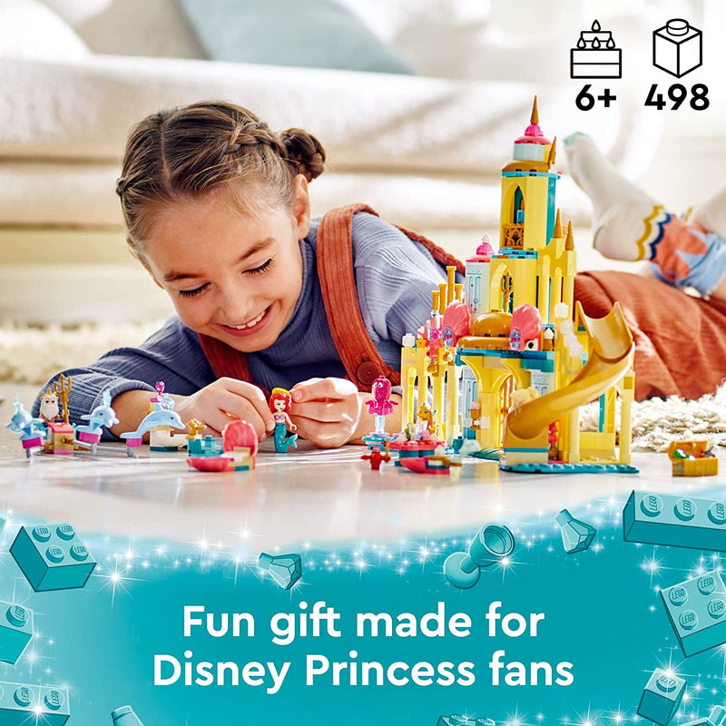 Load image into Gallery viewer, LEGO Disney Princess Ariel&#39;s Underwater Palace 43207 Building Toy Set for Kids, Girls, and Boys Ages 6+ (498 Pieces)
