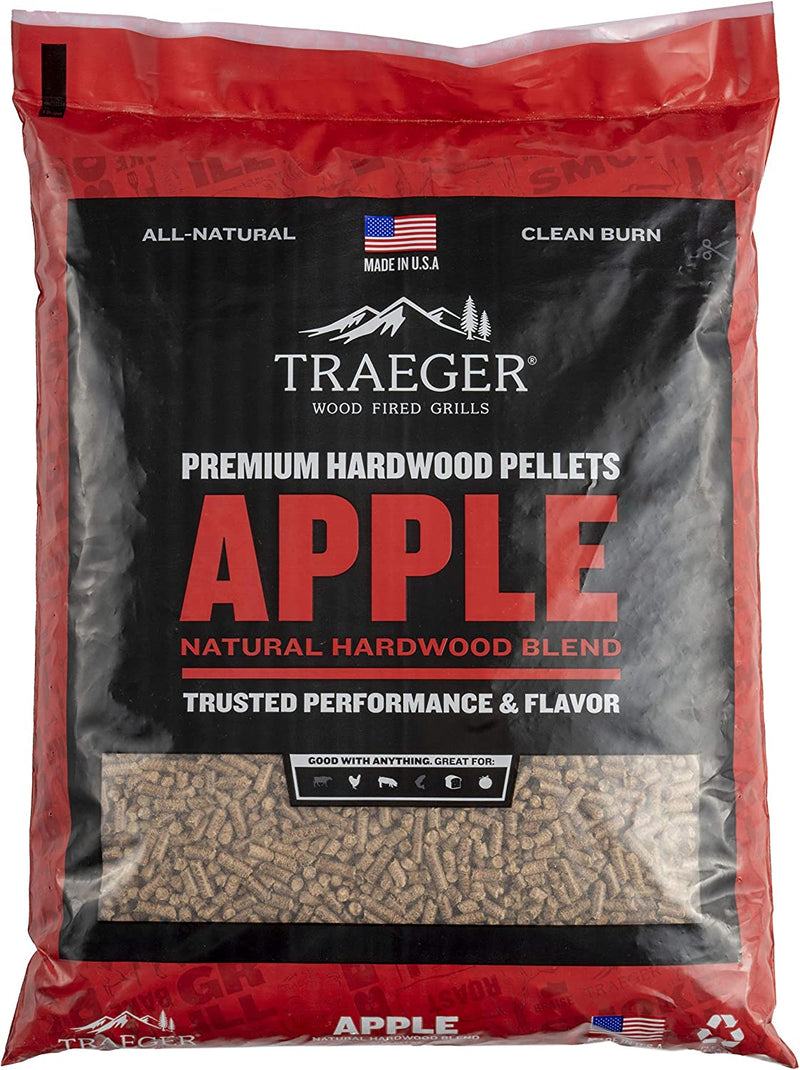 Load image into Gallery viewer, Traeger Apple All-Natural Wood Grilling Pellets (20 lb. Bag)
