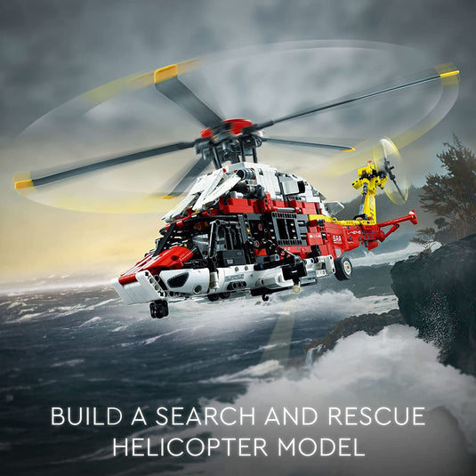 LEGO Technic Airbus H175 Rescue Helicopter 42145 Building Toy Set for Kids, Boys, and Girls Ages 11+ (2,001 Pieces)