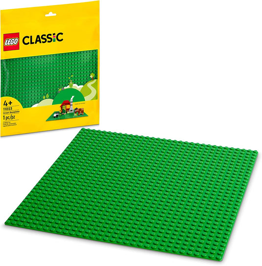 LEGO Classic Green Baseplate 11023 Building Toy Set for Preschool Kids, Boys, and Girls Ages 4+ (1 Pieces)
