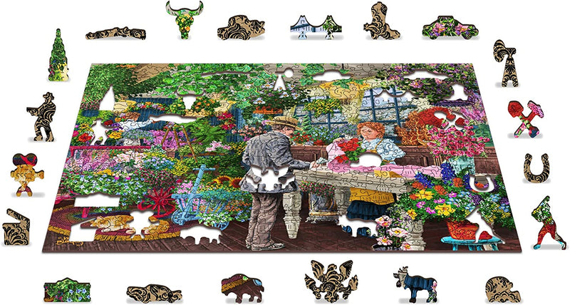 Load image into Gallery viewer, WOODEN CITY PUZZLE: THE FLORIST L
