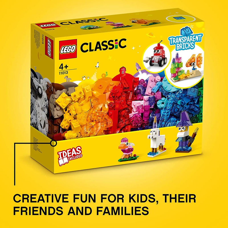 Load image into Gallery viewer, LEGO Classic Creative Transparent Bricks 11013 Building Toy Set for Kids, Boys, and Girls Ages 4+ (500 Pieces)
