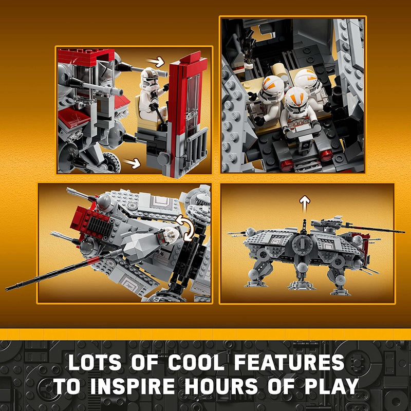 Load image into Gallery viewer, LEGO Star Wars at-TE Walker 75337 Building Toy Set for Kids, Boys, and Girls Ages 9+ (1,082 Pieces), 18.9 x 14.88 x 2.78 inches
