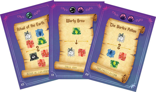 Whirling Witchcraft Board Game, Resource Generation Game, Overload Your Opponents with Potion Ingredients, Ages 14+, 2-5 Players, 15-30 Min, Alderac Entertainment Group (AEG)