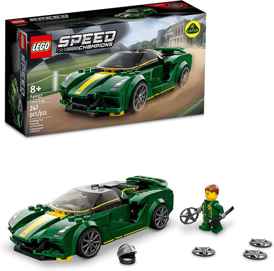 LEGO Speed Champions Lotus Evija 76907 Building Toy Set for Kids, Boys, and Girls Ages 8+ (247 Pieces)