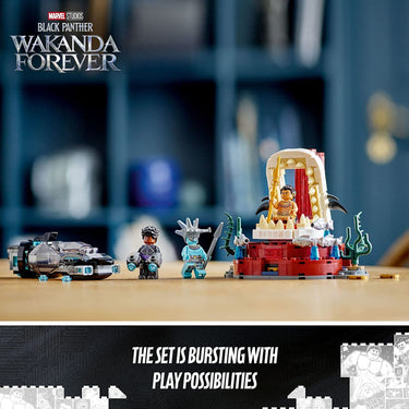 LEGO® Marvel Black Panther Wakanda Forever King Namor’s Throne Room