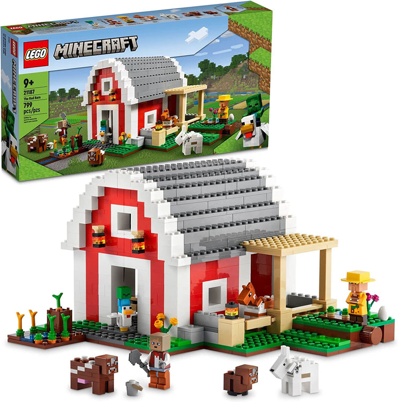 Load image into Gallery viewer, LEGO Minecraft The Red Barn 21187 Building Toy Set for Kids, Girls, and Boys Ages 9+ (799 Pieces)
