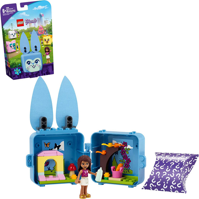 LEGO Friends Andrea’s Bunny Cube 41666 Building Kit; Rabbit Toy for Kids with an Andrea Mini-Doll Toy; Bunny Toy Makes a Creative Gift for Kids Who Love Portable Playsets, New 2021 (45 Pieces)