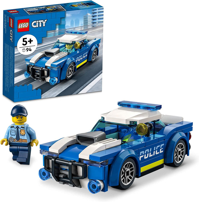 LEGO City Police Car 60312 Building Toy Set for Kids, Boys, and Girls Ages 5+ (94 Pieces)