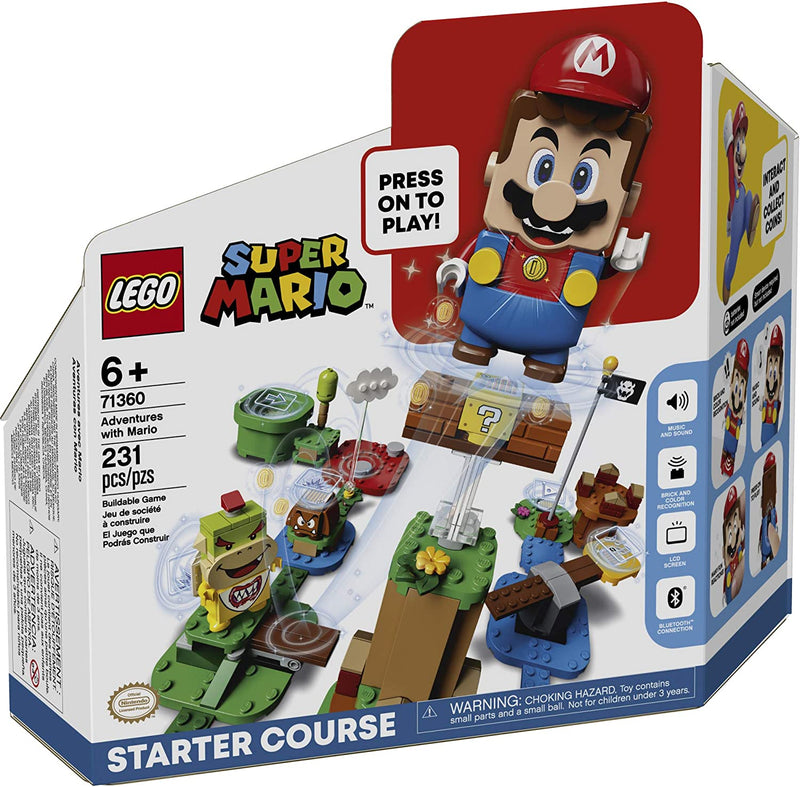 Load image into Gallery viewer, LEGO Super Mario Adventures with Mario Starter Course 71360 Building Toy Set for Kids, Boys, and Girls Ages 6+ (231 Pieces)
