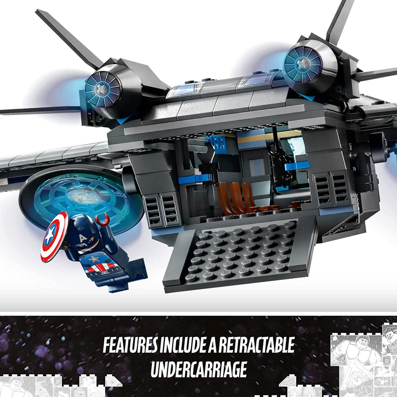 Load image into Gallery viewer, LEGO Marvel The Avengers Quinjet 76248 Building Toy Set for Kids, Boys, and Girls Ages 9+ (795 Pieces)
