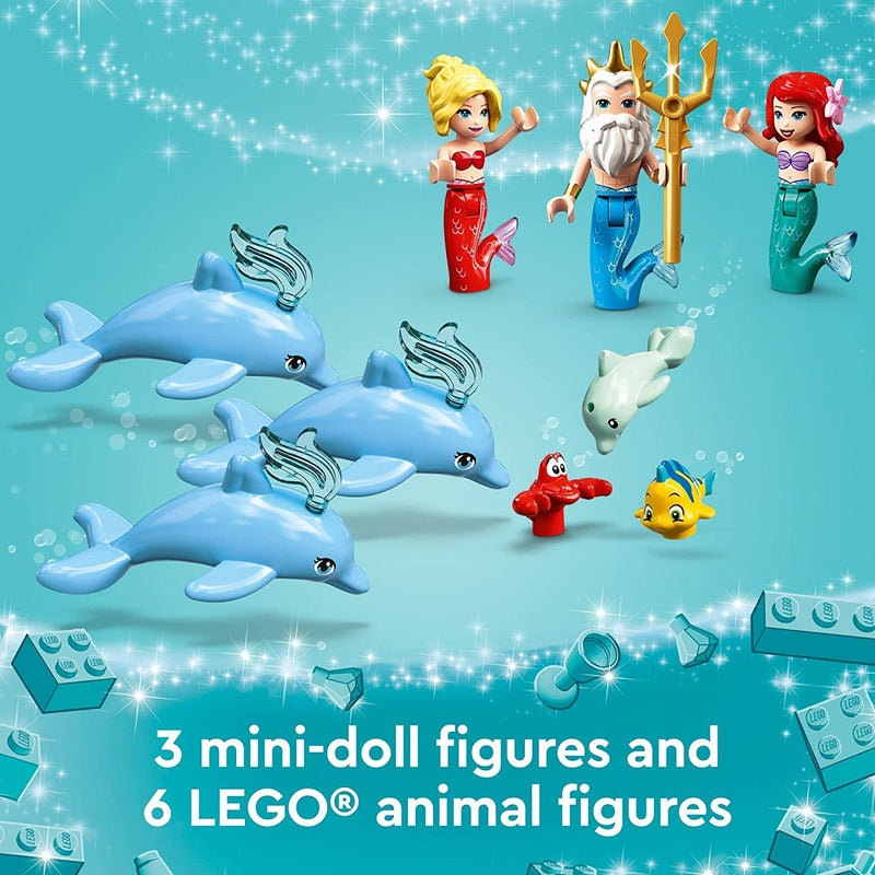 Load image into Gallery viewer, LEGO Disney Princess Ariel&#39;s Underwater Palace 43207 Building Toy Set for Kids, Girls, and Boys Ages 6+ (498 Pieces)
