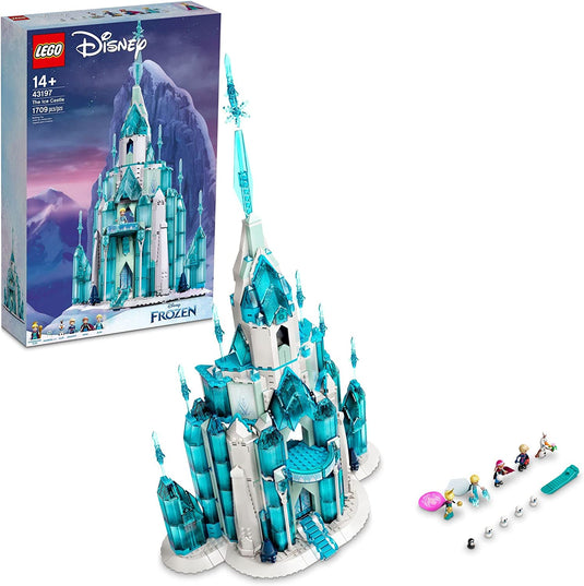 LEGO Disney Princess: Frozen The Ice Castle 43197 Building Toy Set for Kids, Girls, and Boys Ages 14+ (1709 Pieces)