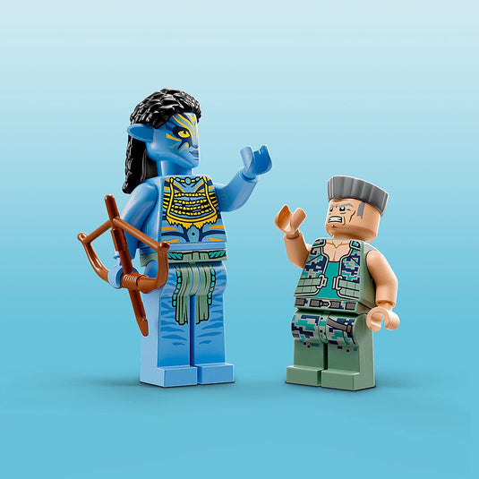 LEGO Avatar Neytiri & Thanator vs. AMP Suit Quaritch 75571 Building Toy Set; Gift Idea for Boys and Girls with Minifigures for Ages 9+ (560 Pieces)