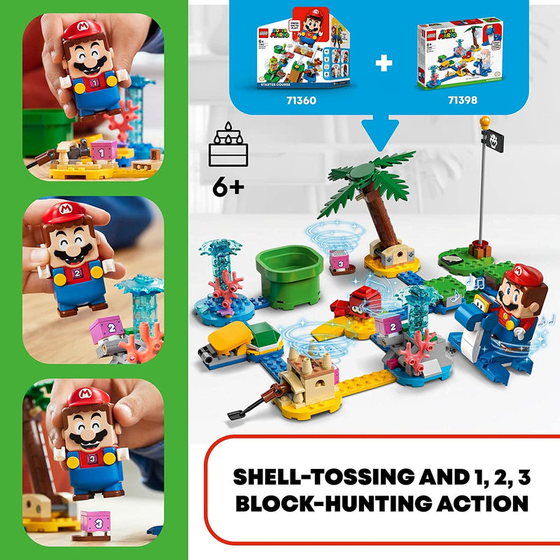 Load image into Gallery viewer, LEGO Super Mario Dorrie’s Beachfront Expansion Set 71398 Building Kit; Collectible Toy for Kids Aged 6 and up (229 Pieces)
