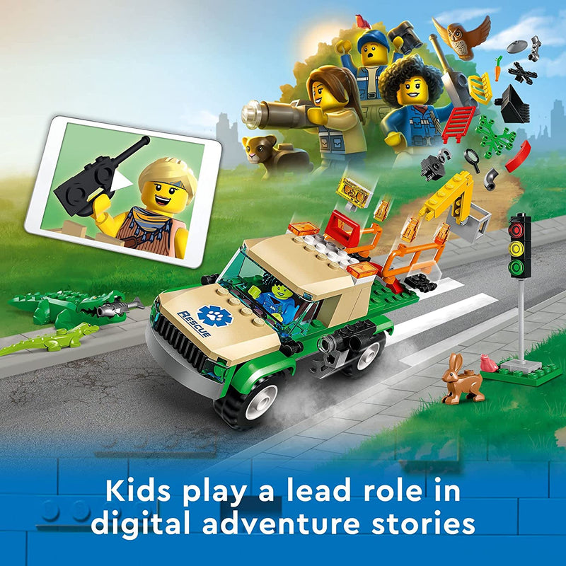 Load image into Gallery viewer, LEGO City Wild Animal Rescue Missions 60353 Interactive Digital Building Toy Set for Kids, Boys, and Girls Ages 6+ (246 Pieces)
