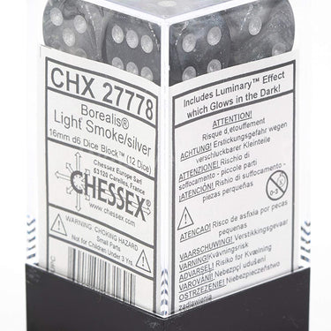 BOR LT SMKE SLVR LUM 16MM D6