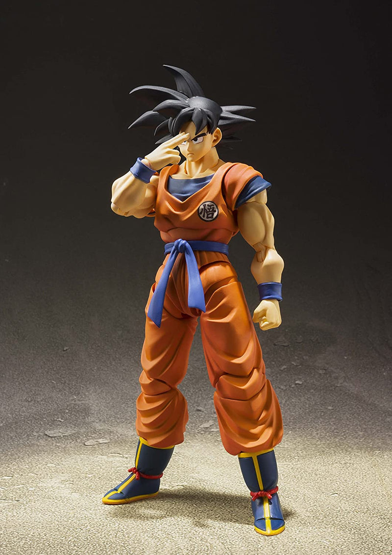 Load image into Gallery viewer, S.H. Figurarts Son Goku A Saiyan Raised On Earth Action Figure
